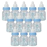 Myoffice ベビーシャワー 哺乳瓶 ベビー ミルクボトル パーティー 装飾 ギフト キャンディボトル 好意 (ブルー)