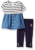 U.S. Polo Assn. PANTS ベビー・ガールズ US サイズ: 6 - 9 Months カラー: オレンジ