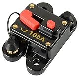 Y-SOLAR 12V 24V 60A 80A 100A 150A 200A 250A 300A DCホームソーラーシステム防水回路ブレーカリセットヒューズインバータ (100)