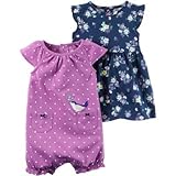 カーターズ Carter's/ 2パックドレス&ロンパースセット パープル ワンピース 24ヶ月【並行輸入】