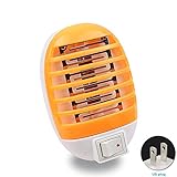 LED電気モスキートフライバグ昆虫トラップザッパーキラーナイトランプ米国EUプラグ(USプラグ)