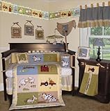 SISI Baby Boy Boutique - On the Farm 15 PCS Crib Bedding by Sisi