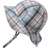 Toddler Sun Hat with Chin Strap, Drawstring Adjust Head Size, Breathable 50+ UPF (M: 9m - 3Y, Summer