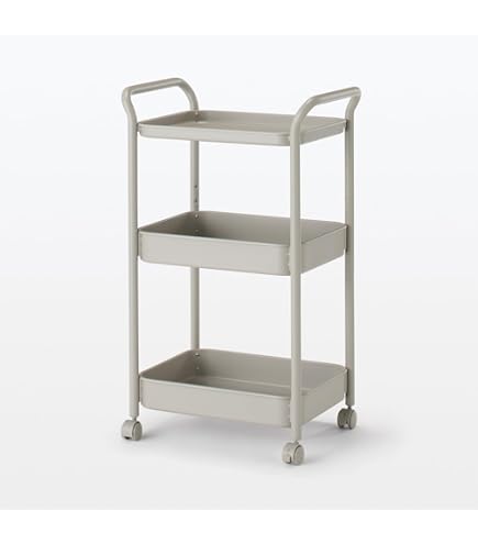 Amazon.co.jp: 無印良品 ステンレスユニットシェルフワゴン