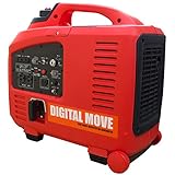 インバーター発電機 エンジン式 セル リモコン リコイルスターター 2000W 正弦波 ハンドル・車輪付