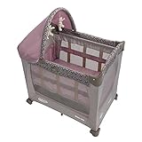 Graco グレコ 成長に合わせて使える ポータブルベビーベッド (ピンク) 【並行輸入品】