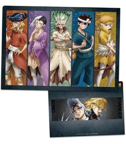Amazon.co.jp: Dr．STONE クリアファイル 石神千空＆七海龍水