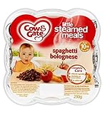 Cow & Gate Little Steamed Meals Spaghetti Bolognese 10m Onwards 230g (Pack of 2) - 牛＆ゲートはほとんど食事を蒸しスパ