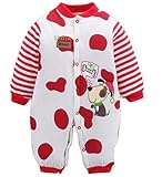 【SEBLES】 ベビー 赤ちゃん 選べる デザイン ラブリー ロンパース 厚手 着ぐるみ 全23種 サイズ 70cm 80cm 90cm 100cm クロスセット (Ｇタイプ,80)