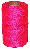 T.W . Evans Cordage 11-187 Number-18 Twisted Nylon Mason Line, 550-Feet, Pink [並行輸入品]