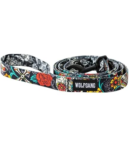 Amazon | WOLFGANG/ウルフギャング StarryWolf LEASH Sサイズ 巾1.6cm