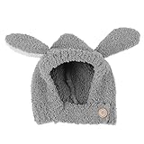 Domybest 秋冬ベビーキャップ ニット帽子 かわいい小さなウサギの形 シックなモデリング キャンディーの色 快適 柔らかく 誕生日 幼稚園 防寒対策 暖かく保つ 写真小道具 0-2歳に適して 4