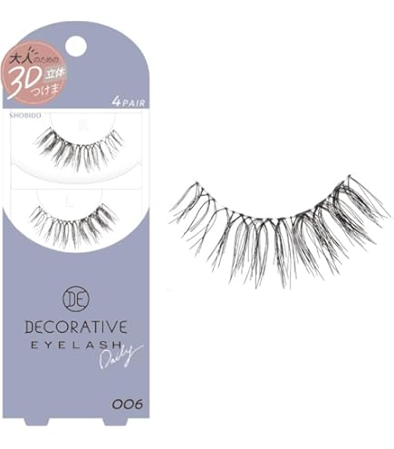 Amazon | デコラティブアイラッシュ (上つけまつげ4ペア入) SE43541