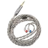 CVJ TS800 リケーブル 0.78 mm リケーブル 2pin 2.5mm イヤホンケーブル 8芯銀メッキアップグレードケーブル イヤホン用HIFIオーディオケーブル 2.5/3.5/4.4mm