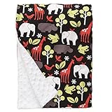 Baby Elephant Ears Ultra Soft Baby Blanket (XLarge (42x32), Zoology Red) by Baby Elephant Ears