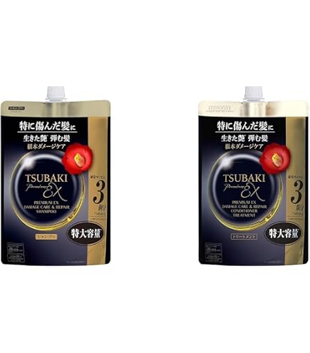 Amazon | ツバキ【セット】プレミアム モイスト&リペア シャンプー