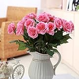 Trenton人工花人工ローズシルクハンドメイドフェイク花 163136RHL3X5235