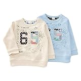 【アウトレット】La Chiave トレーナー(80～130cm)キムラタンの子供服 ライトベージュ 110 (53270x53470-151a)