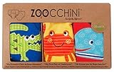 ズッキーニ (Zoocchini)【日本正規品】トレーニングパンツ オーガニックコットンBoys (3T/4T) - 海の仲間 ブルー/イエロー/レッド 3枚セット ZOO1302