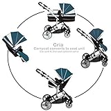 Kids Kargo Cria Single Pushchair carrycot pram which converts to a seat unit. Suitable from Newborn