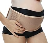 Burvogue 妊婦のベルト 妊婦用サポーター 産前産後 １本通用 フリーサイズ 腰痛 通気性良 骨盤矯正 簡単装着 (O/S, スキン)