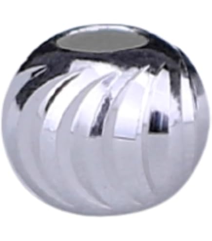 Amazon.co.jp: 新宿銀の蔵 シルバー ビーズ パーツ 10mm 球 丸玉 大 1
