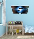 36 " Space Ship Windowインスタントビューエイリアン宇宙船UFOの# 1の壁デカール子供ステッカーベビールーム壁画ホームアート飾りグラフィックMedium