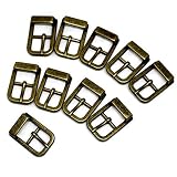 美錠(バックル) 15mm アンティークゴールド 10個セット