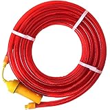 LEDチューブライト・赤点滅・電池式・10m（夜間自動点滅）