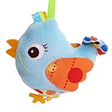 travet Baby Toys Owl Bird Cute Cartoon Animal Stuff Pluche Pop早期教育Rattleベッド吊りベビーカーHanging As the pro