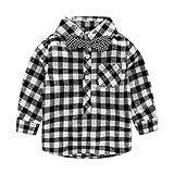 Domybest ベビー服 子供服 シャツ フォーマルシャツ 紳士シャツ チェックシャツ 格子縞 長袖 蝶結び トップス 幼児 ボーイズ 春秋 結婚式 発表会 入学式 2色選べる　 (120（3-4歳