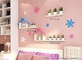 ALUP- 木質パネルPUコーティングフローティングシェルフ/プラントスタンド/壁棚、リビングルーム壁掛けテレビバックドロップ装飾ラック壁棚 ( 色 : #2 )