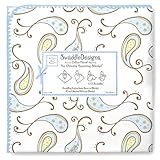 (スワドルデザインズ)Swaddle Designs ベビー アルティメット ブランケット おくるみ 11.パステルブルー【Paisley】