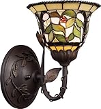 Elk 08014-Tbh Latham 1-Light Sconce, 10-1/2-Inch, Tiffany Bronze With Highlight [並行輸入品]
