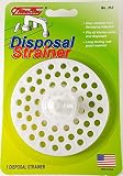 ディスポーザーand Sink Strainerガード – ホワイトプラスチック – Manufactured in USA