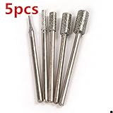 Pc 5 粒ダイヤモンドバリロータリーカッターファイルツール研磨研削 Dremel のタイルセットを