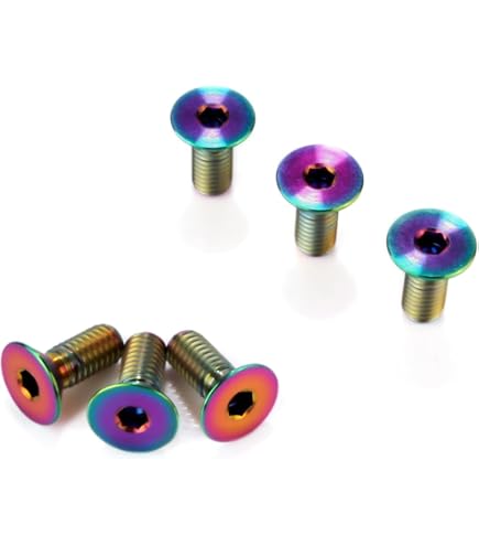 Amazon | 日本製 チタン製 六角 穴付き 皿 ボルト M5×12mm 6本