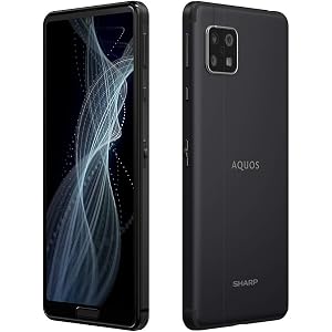 SHARP SIMフリースマホ AQUOS sense4 ブラック