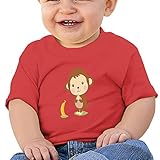 リンゴ ベビーＴシャツポーズ 流行語 赤ちゃん服 Red 6 M
