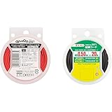 エーモン(amon) ダブルコード 赤/黒 0.50sq 15m 4947 & 配線コード 0,5sq 20m 黒 2571 【セット買い】