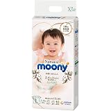 【テープ Lサイズ】ナチュラルムーニー オーガニックコットン オムツ (9~14kg)38枚