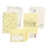 ポケモンセンターオリジナル レターセット Pikachu drawing yellow