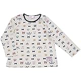 2018年 秋物 アンパンマンガール 天竺 総柄 長袖Ｔシャツ Anpanman Girl アイボリー◇80cm
