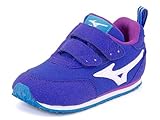 [ミズノ] mizuno 女の子 キッズ スニーカー タイニーランナー 3 ゆったり 発育インソール 脱ぎ履き簡単 TINY RUNNNER3 K1GD1432 ブルーベリー 12.0cm