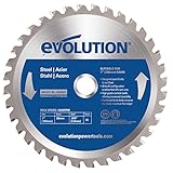 Evolution Power Tools 180BLADEST Steel Cutting Saw Blade, 7-Inch x 36-Tooth [並行輸入品]