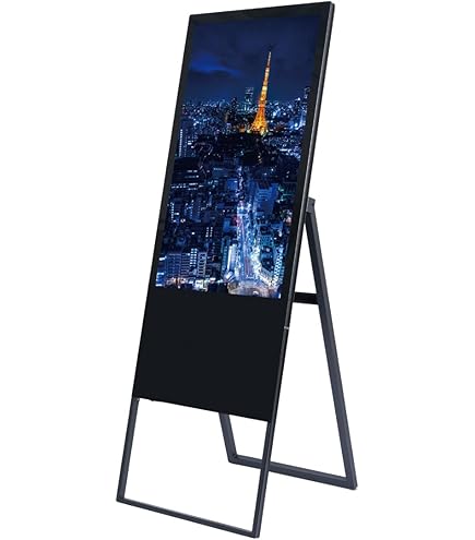 デジタルサイネージ 43型 SONY 2022年 立て看板 スタンド看板 説明書 Amazon | 看板 LED デジタルサイネージ 43型 A型看板 リモコン付