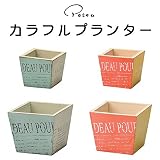 ガーデニンググッズ特集 2016AW　 　カラフルプランター カラフルプランター（20-03RD） 【3点】