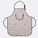 7色展開　子供用　綿100％エプロン+三角巾セット【bebenew04】 (フリー, インディキャンプ)