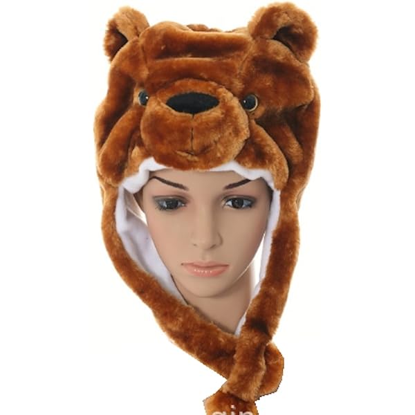Amazon.co.jp: [DOKiDOKi] くまさん 熊 コスプレ 仮装 帽子 かぶり物