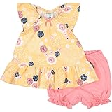 Polarn O Pyret Swirly Bloom Ecoドレス& Bloomerセット(新生児) カラー: オレンジ